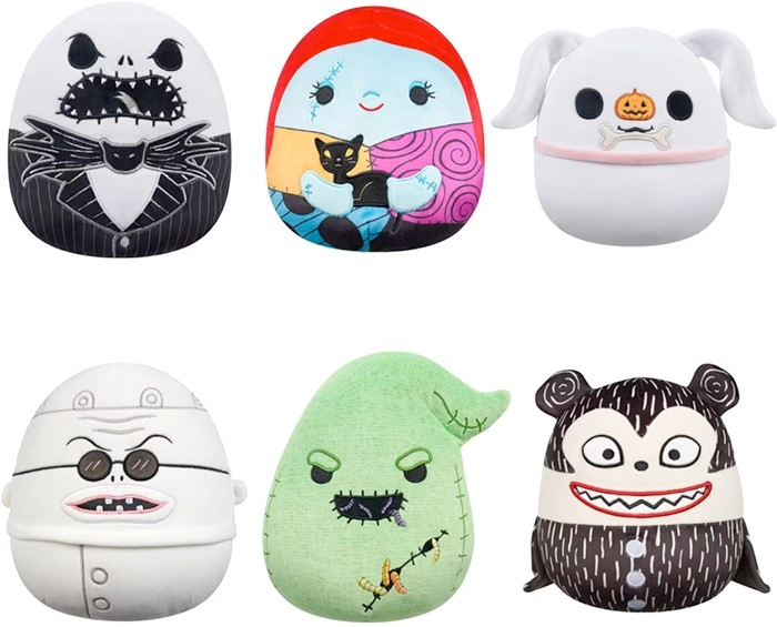 20cm Squishmallows Nightmare Before Christmas Plush Toy - Assorted