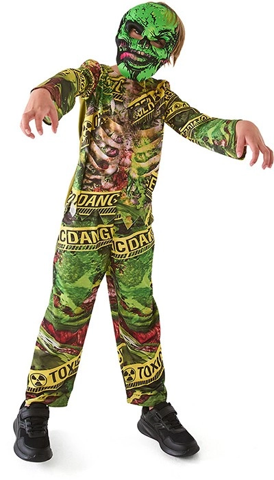 3 Piece Toxic Zombie Costume - Ages 6-8