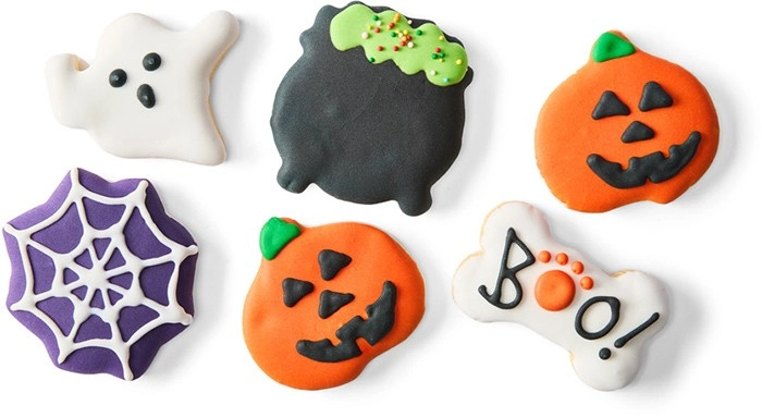 6 Pack Dog Halloween Cookies