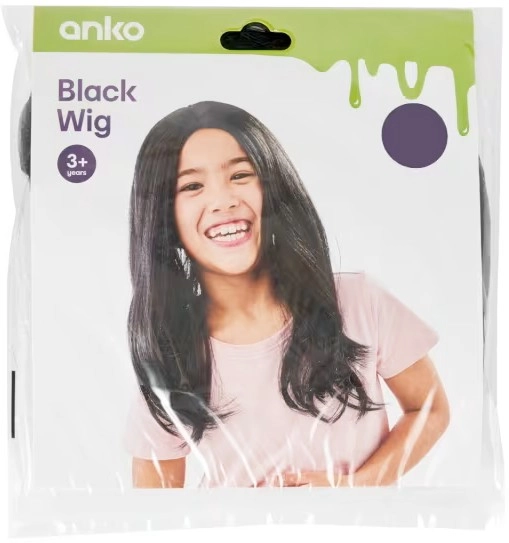 Black Wig - Ages 3+