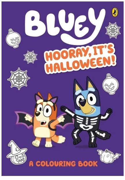 Bluey: Hooray, It's Halloween! A Colouring Book