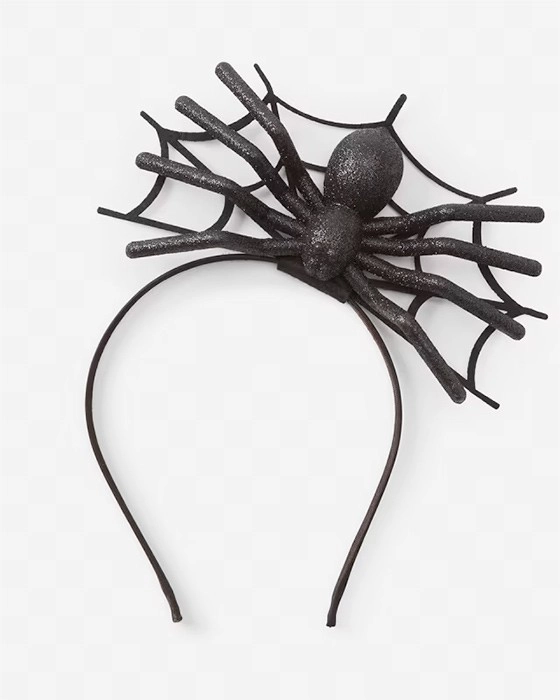 Halloween Spider Web Headband - Black