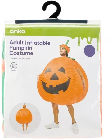 Inflatable Pumpkin Costume - Adult