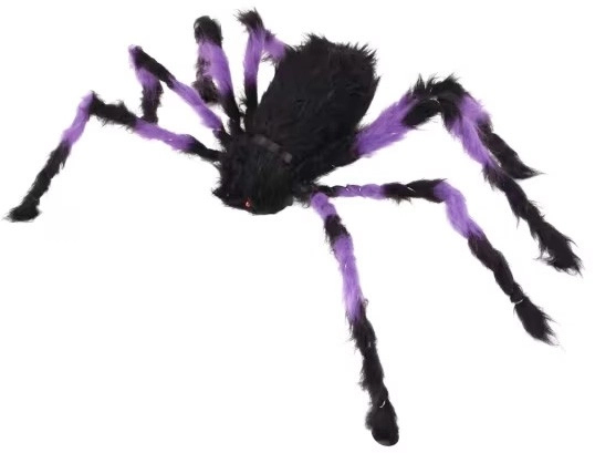 Light Up Black and Purple Spider