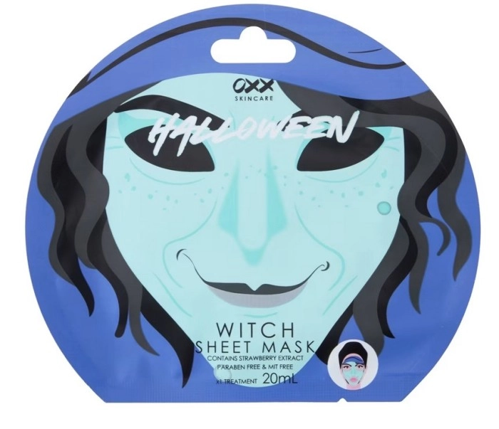 OXX Skincare Halloween Witch Sheet Mask 20ml - Strawberry Extract