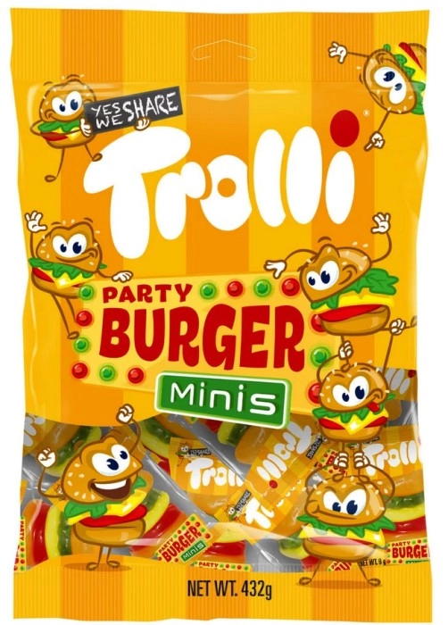 Trolli Party Mini Burgers 432g