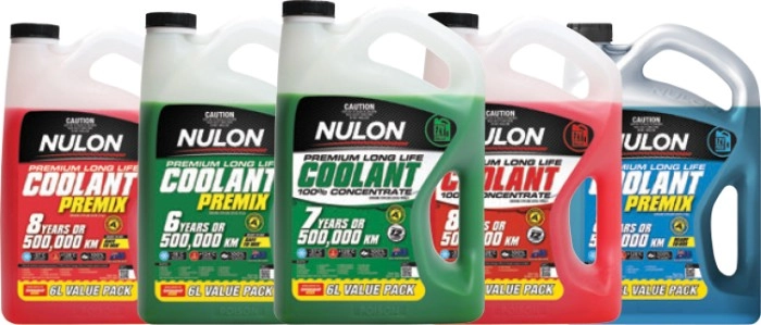 20% off Nulon 6L Anti-Freeze, Anti-Boil Coolants^