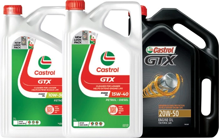 35% off Castrol 5L GTX Engine Oils^