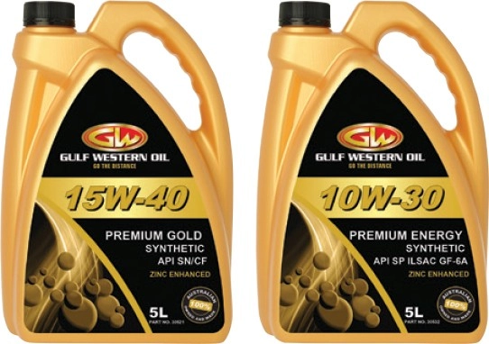 Gulf Western Oil 5L Premium Engine Oils^