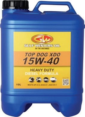 Gulf Western Oil Top Dog Diesel Engine Oil^