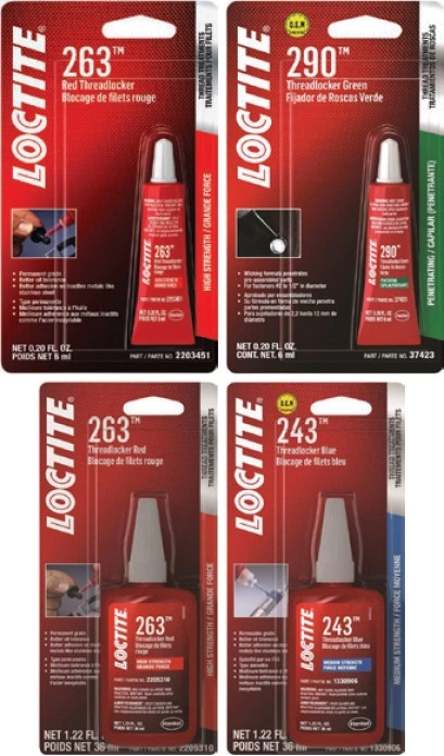 Loctite Threadlocker Range