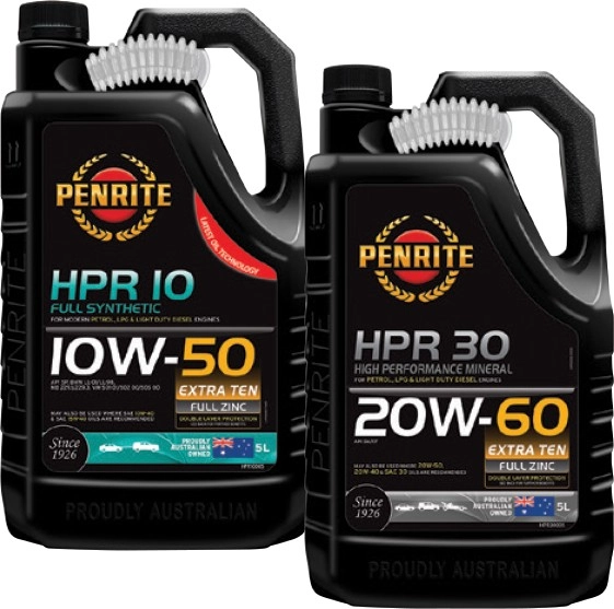 Selected Penrite 5L HPR Engine Oils^