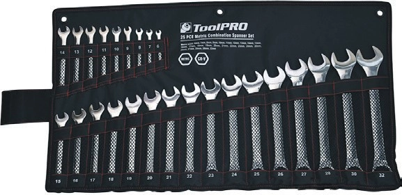 ToolPRO 25 Pce Spanner Set