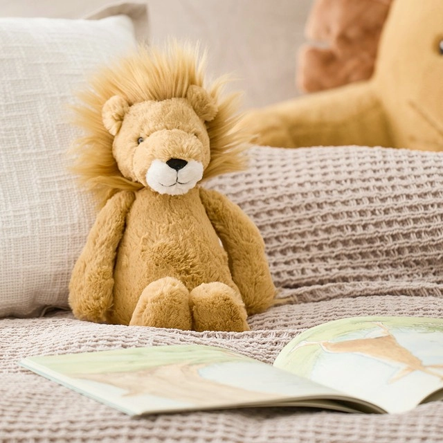 Bashful Lion Medium Plush Toy by Jellycat