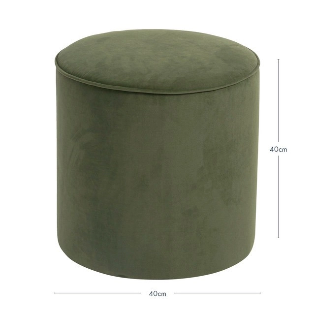 Bentley Velvet Ottoman by M.U.S.E.