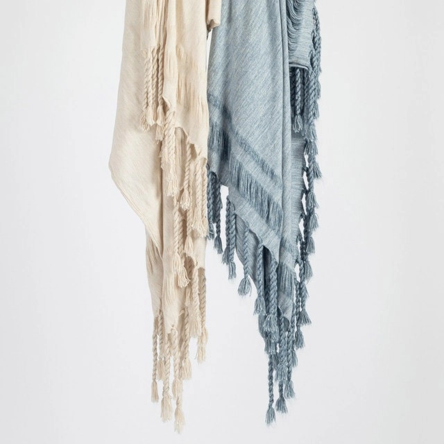 Iluka Cotton Blend Throw by Habitat