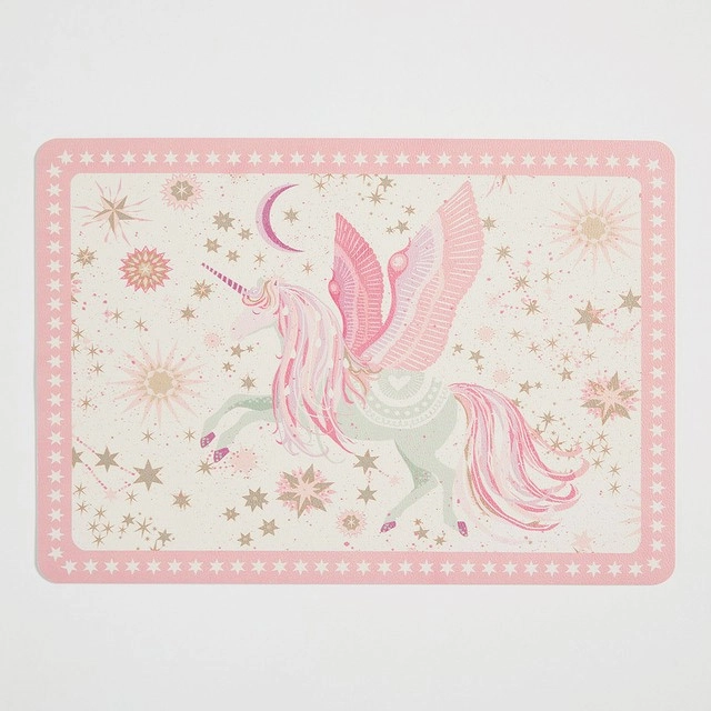 Kids Celestial Unicorn Placemat by Pillow Talk