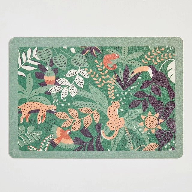 Kids Into The Jungle Placemat by Pillow Talk