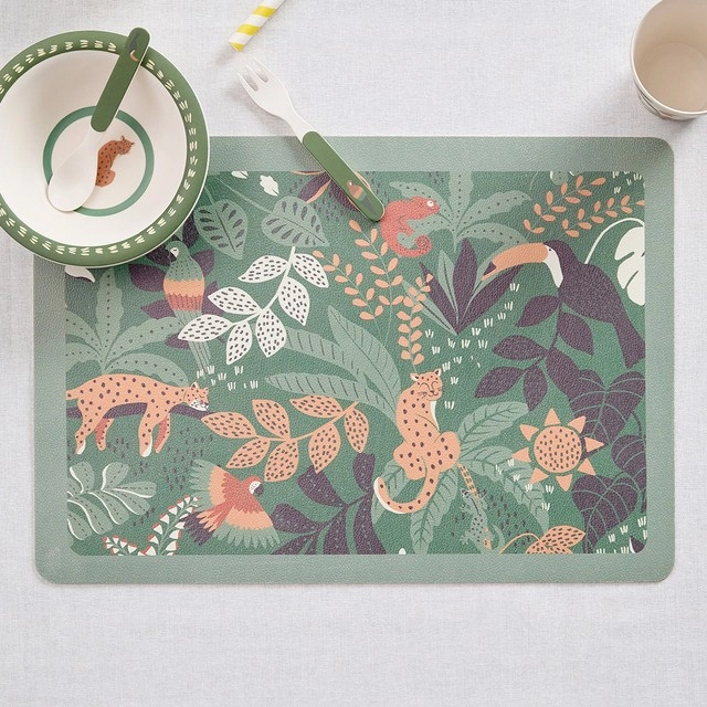 Kids Into The Jungle Placemat by Pillow Talk