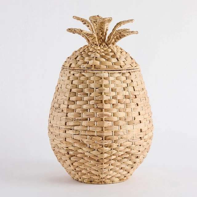 Kids Pineapple Woven Storage Basket by Pillow Talk