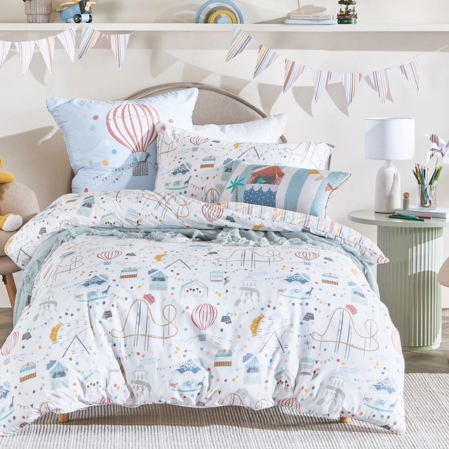 Kirra Funfair Reversible Quilt Cover Set by Pillow Talk