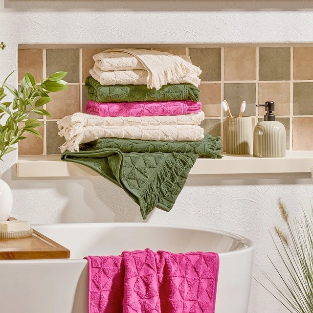 Lunar Cotton Towel Range by Habitat