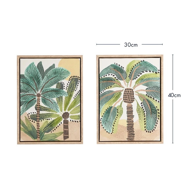 Palma Framed Canvas Wall Art by Habitat