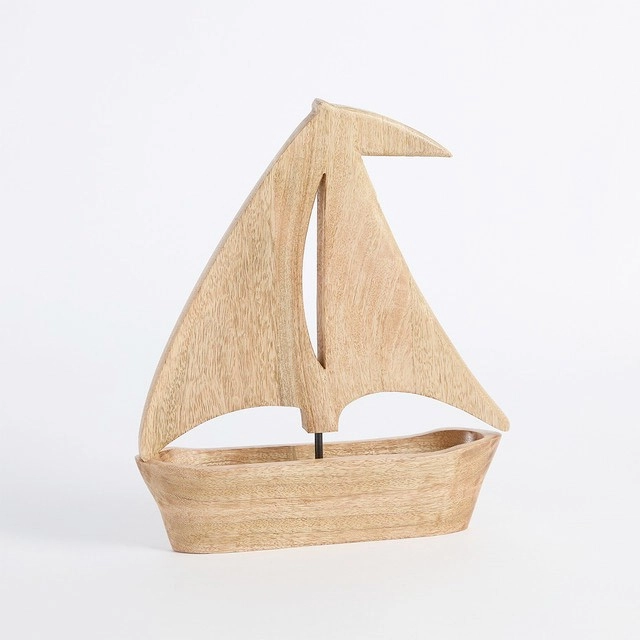 Sail Away Decorative Wooden Boat by M.U.S.E.