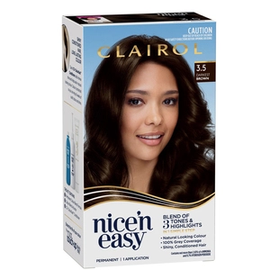 Clairol Nice 'N Easy 3.5 Darkest Brown Permanent Hair Colour 1 Pack