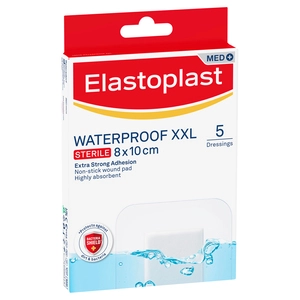 Elastoplast Waterproof XXL Wound Pad Dressing 5 Pack