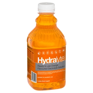 Hydralyte Ready to use Orange Flavoured Electrolyte Solution 1 L