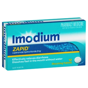 Imodium Zapid 12 Dissolving Tablets