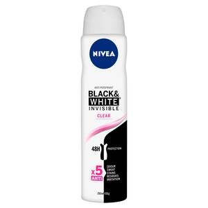 NIVEA Black & White Invisible Clear Anti-Perspirant 250mL