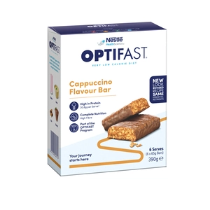 Optifast VLCD Cappuccino Flavour Bar 6 Pack