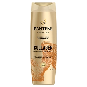 Pantene Miracles Collagen Repair & Protect Silicone-Free Shampoo 375mL