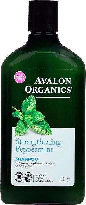 Avalon Organics Strengthening Peppermint Shampoo 325mL