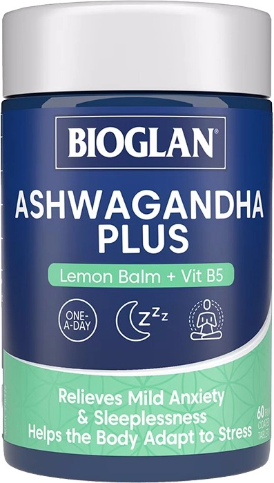 Bioglan Ashwagandha Plus 60 Tablets