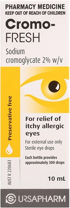 Cromo Fresh Allergy Eye Drops 10ml