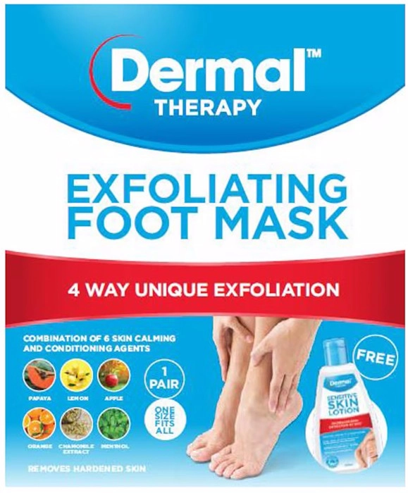 Dermal  Therapy Exfoliating Foot Mask