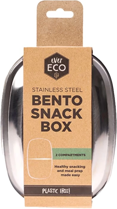 Ever Eco Bento Box Stainless Steel Two Compartment