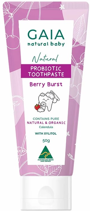 Gaia Natural Baby Berry Burst Toothpaste 50g