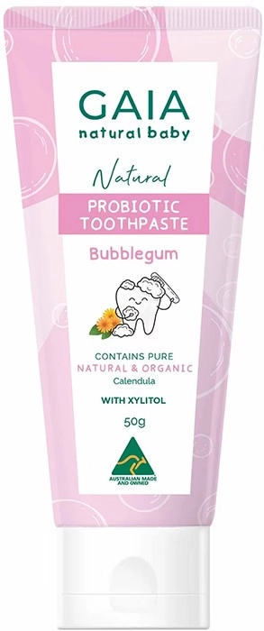 Gaia Natural Baby Bubblegum Toothpaste 50g