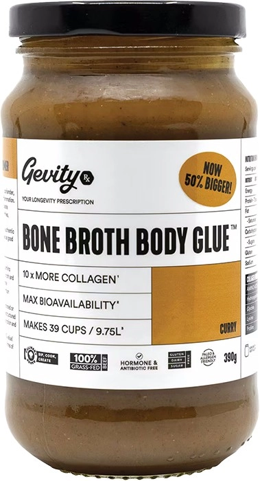 Gevity Rx Bone Broth Body Glue Curry 390g