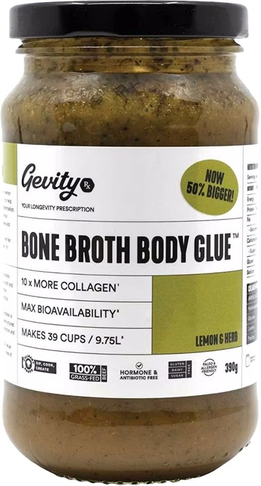 Gevity Rx Bone Broth Body Glue Lemon 390g