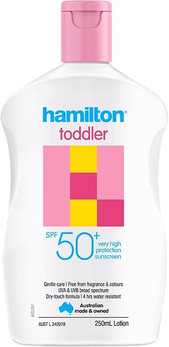 Hamilton Sunscreen Baby & Toddler Lotion SPF50 250ml