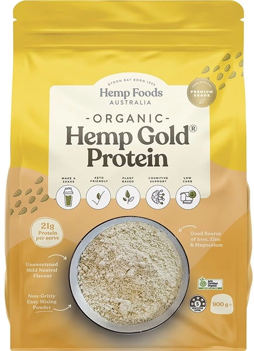 Hemp Foods Australia Organic Hemp Gold Protein 900g