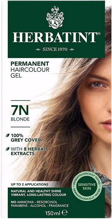 Herbatint Permanent Hair Colour Gel 7N Blonde 150ml