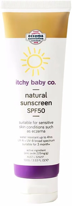 Itchy Baby Co. Natural Sunscreen Spf50 100G