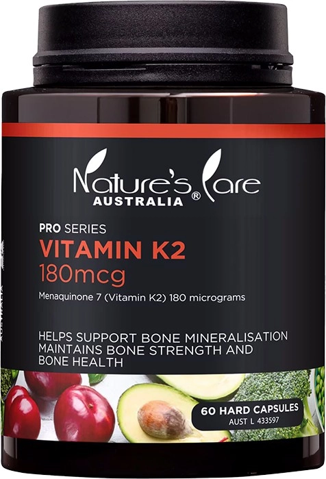 Nature's Care Pro Vitamin K2 180mcg 60 Capsules