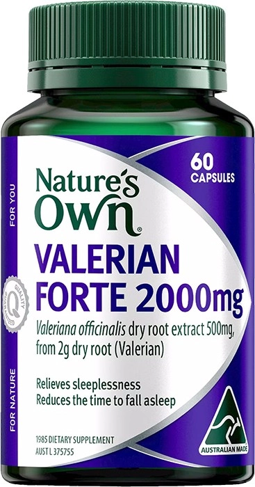 Nature's Own Valerian Forte 2000mg 60 Capsules